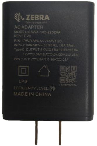 Zebra PWR-WUA5V45W1AU handheld mobile computer accessory Battery charger