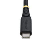StarTech.com 3m (10ft) USB-C Charging Cable, 60W (3A) PD, Dual-Layer Braided Nylon/TPE Jacket, Rugged USB C Charging Cord, USB 2.0 Laptop Charger Cable