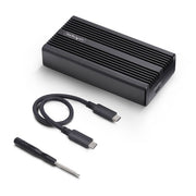 StarTech.com USB4 M.2 NVMe Enclosure, 40Gbps, External USB-C/Thunderbolt NVMe SSD Enclosure, Aluminum Heatsink Case, B+M/M-Key