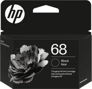 HP 68 BLACK ORIGINAL INK CARTRIDGE 160 PAGE YIELD FOR ENVY 6120 6130 6520 6530