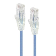 ALOGIC 1m Blue Series Alpha Ultra Slim Cat6 Network Cable, UTP, 28AWG