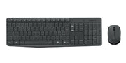 Logitech 920-007937 keyboard Mouse included Home RF Wireless English Grey