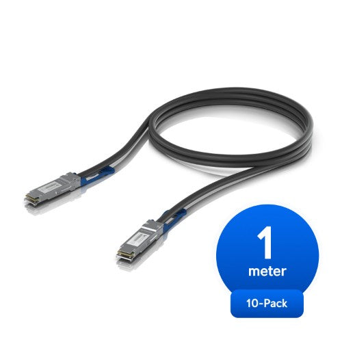 Ubiquiti UACC-DAC-QSFP28-1M-10 InfiniBand/fibre optic cable Black
