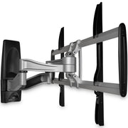 StarTech.com Full Motion TV Wall Mount - Heavy Duty Articulating TV Wall Mount Bracket for 32" to 75" (165lb/75kg) VESA Display - Universal Adjustable Tilt/Swivel Flat Screen Arm - Silver - TAA