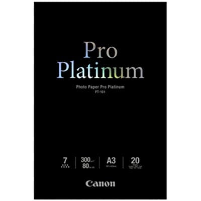 Canon PT-101 Pro Platinum Photo Paper A3 - 20 Sheets