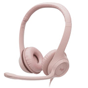 Logitech 981-001282 headphones/headset Wired Head-band Office/Call center USB Type-A Rose