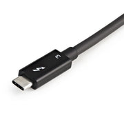 StarTech.com Thunderbolt to Dual DisplayPort Adapter DP 1.4, Dual 4K 60Hz or Single 8K/5K Thunderbolt to DP Converter, 2x DisplayPort Monitor Video Display Adapter - Mac & Windows