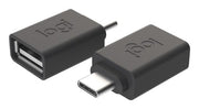 Logitech 956-000029 cable gender changer USB C USB A Black
