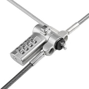 StarTech.com Universal Laptop Cable Lock 6.6ft (2m), Serialized Security Cable for Notebook, Compatible w/Noble Wedge®/Nano/K-Slot; Keyless Combination Cable, TAA