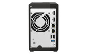 QNAP TS-253E NAS Tower Intel® Celeron® J6412 8 GB 8 TB HDD QNAP Turbo System Black