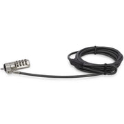 StarTech.com 6.6ft (2m) Laptop Cable Lock - 4 Digit Combination Laptop/Desktop Security Cable Lock for K-Slot Devices/Computers/Monitors - Portable Anti-Theft Vinyl Coated Steel Cable Lock - TAA