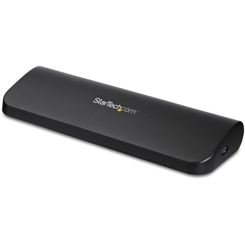 StarTech.com Dual Monitor USB 3.0 Laptop Docking Station with HDMI/DVI/VGA, 3x USB-A Hub, GbE, Audio, Universal Type-A Dock for Windows/macOS/ChromeOS - TAA Compliant
