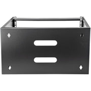 StarTech.com 6U Wall Mount Network Rack - 14 Inch Deep (Low Profile) - 19" Patch Panel Bracket for Shallow Server and IT Equipment, Network Switches - 44lbs/20kg Weight Capacity, Black