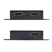 StarTech.com 4K HDMI Extender over CAT6/CAT5 Ethernet Cable, 4K 30Hz or 1080p 60Hz Video Extender, HDMI over Ethernet Cable, HDMI Transmitter and Receiver Kit, IR Remote Control
