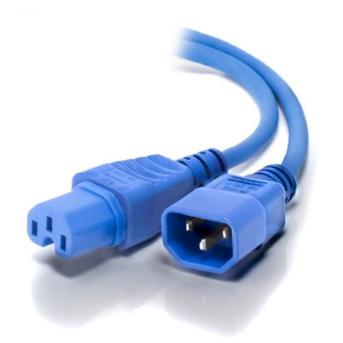 ALOGIC IEC C14 to IEC C15 High Temperature - Male to Female - 2m - Blue