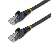 StarTech.com 5m CAT6 Ethernet Cable - LSZH (Low Smoke Zero Halogen) - 10 Gigabit 250Mhz 100W PoE RJ45 10GbE UTP Network Patch Cord Snagless with Strain Relief - Black, CAT 6, ETL Verified, 24AWG