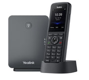 Yealink (W79P Pro) Wireless DECT Solution, 2.4" Color Screen, includes 1x W70B Base Station, 1x W59R Pro Handset with Belt Clip, Base Stand, Charger Cradle, Cab