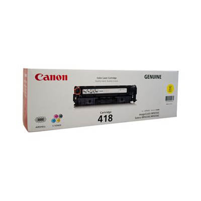 Canon 418 Y toner cartridge 1 pc(s) Original Yellow