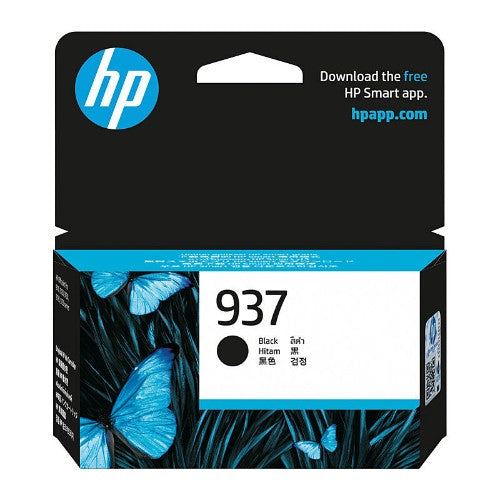 HP 937 BLACK ORIGINAL INK CARTRIDGE 1250 PAGE YIELD FOR OJPRO 9132E 9133 9135E 9130