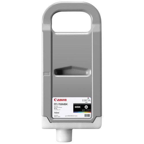 Canon PFI-706MBK LUCIA EX MATTE BLAC K INK FOR IPF8300IPF8300SIPF
