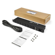 StarTech.com 8-Port Rack-Mount PDU with C13 Outlets - 16 A - 10 ft. Power Cord (AS3112) - 1U