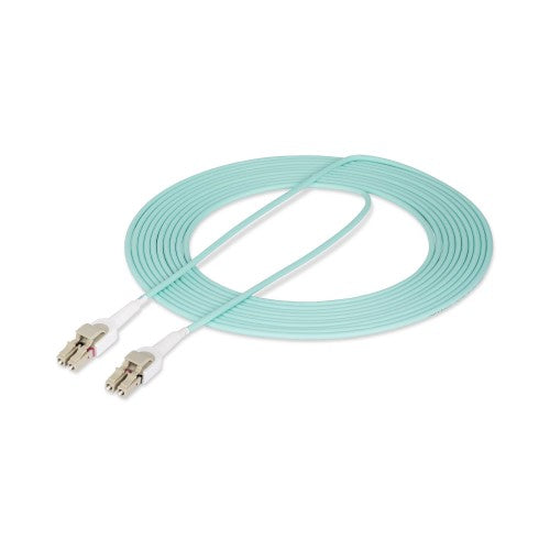 StarTech.com 5m (16.4ft) LC to LC (UPC) OM4 Switchable Fiber Optic Cable 50/125µm, 100G, Toolless Polarity Switching, Low Insertion Loss - LSZH Fiber Jumper Cord