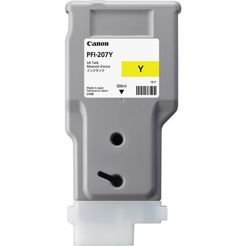 Canon PFI-207Y YELLOW INK - 300ML