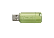 Verbatim PinStripe - USB Drive 16 GB - Eucalyptus Green