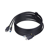 StarTech.com 10ft (3m) HDMI and USB 5Gbps KVM Cable, 4K 60Hz, HDMI 2.0 and USB Combo Cable for KVM Switches