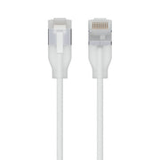 Ubiquiti UACC-Cable-Patch-EL-C6A-1M-W networking cable Translucent, White Cat6a