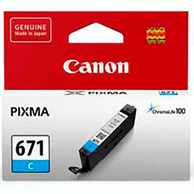 Canon CLI-671C ink cartridge 1 pc(s) Original Standard Yield Cyan