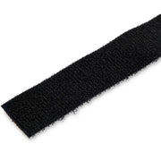 StarTech.com 50ft (15.2m) Hook and Loop Roll, Black, Cut-to-Size Reusable Cable Ties, Bulk Industrial Wire Fastener Tape, Adjustable Fabric Wraps, Reusable Self Gripping Cable Management Straps