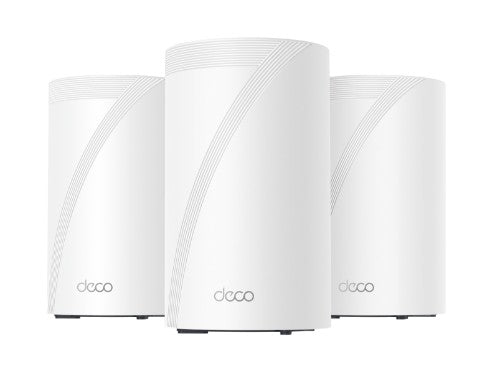 TP-Link Deco BE68 (3-pack) Tri-band (2.4 GHz / 5 GHz / 6 GHz) Wi-Fi 7 (802.11be) White Internal
