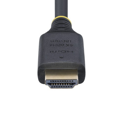 StarTech.com 1m (3.3ft) Premium Certified High Speed HDMI Cable, 4K 60Hz/1440p 144Hz, HDR10/HDCP 2.2/ARC, 18Gbps, UHD HDMI 2.0 Cord for TV/Monitor/Display, TPE Jacket