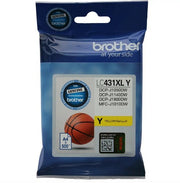 Brother LC431XLY XL YELLOW INK ink cartridge 1 pc(s) Original Black