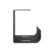 StarTech.com 2-Pack Under Desk Cable Management Tray, 42" Long (21" Per Tray), Metal Slotted Style Cable Organizer, Screw-On Install, Power Bar Holder, Black, TAA