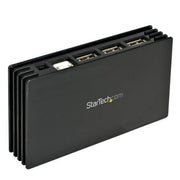 StarTech.com 7 Port Compact Black USB 2.0 Hub - TAA