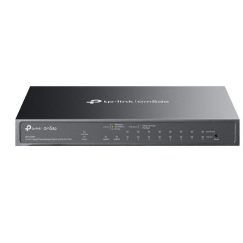 TP-Link Omada 10-Port Gigabit Easy Managed Switch with 8-Port PoE+