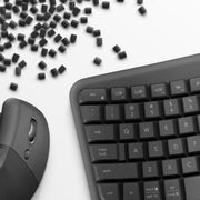 Logitech Wave Keys and Lift Combo keyboard Mouse included Universal Bluetooth QWERTY US English Graphite