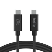Belkin INZ004TT1.2MBK USB cable USB4 Gen 2x2 1.2 m USB C Black