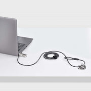StarTech.com Slim Lock Nano Slot Compatible, 5ft/1.5m Locking Cable, Anti-Theft Security For Laptop/Notebook Computer, Cut-Resistant Steel Cable, 4-Digit Lock, TAA