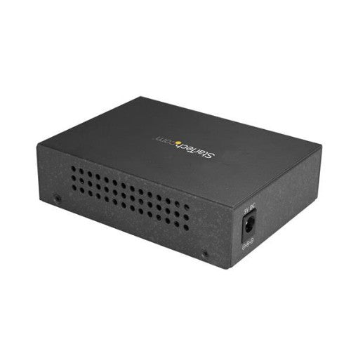 StarTech.com Single-Mode (SM) SC Fiber Media Converter for 10/100/1000 Networks, Standalone Gigabit Ethernet to SC Fiber Converter, 1310nm, 10km - TAA
