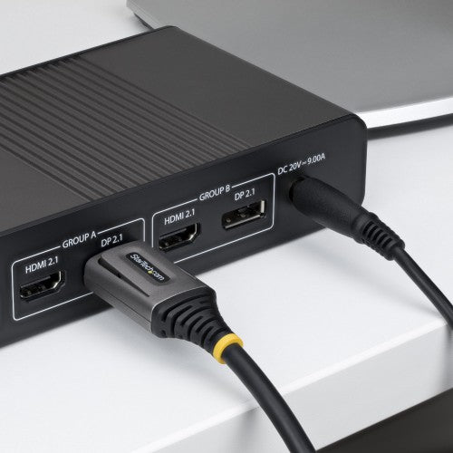 StarTech.com 2m DisplayPort 2.1 Cable, VESA Certified DP80 DisplayPort Cable, Uncompressed 10K/8K 60Hz, 16K 60Hz/8K 240Hz w/DSC 1.2a, DP 2.1 Monitor Cord