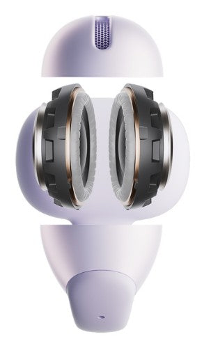 SHOKZ OpenDots Air Headset Wireless Ear-clip-on Calls/Music/Sport/Everyday Bluetooth Purple
