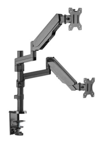 Brateck MABT-LDT16-C024 monitor mount / stand 81.3 cm (32") Black Desk