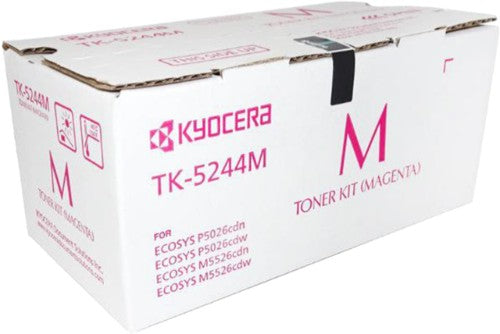 KYOCERA TK-5244M TONER MAGENTA 3K FOR P5026CDW/ECOSYS P5026CDN