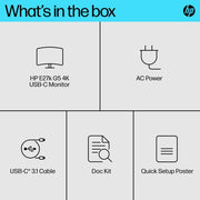 HP E-Series E27k G5 4K USB-C Monitor