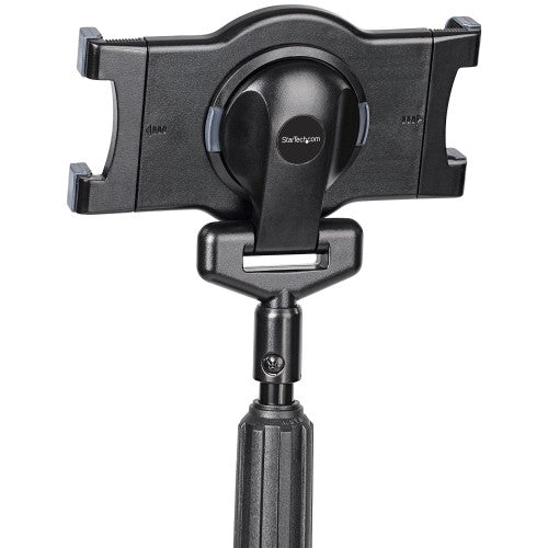 StarTech.com Mobile Tablet Stand with Lockable Wheels - Height Adjustable Cart - Universal Rolling Floor Stand for Tablets from 7 to 11 inch, Portable Tablet Stand w/ Detachable Tablet Holder - TAA
