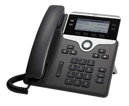 Cisco IP Business Phone 7841, 3.5-inch Greyscale Display, Class 1 PoE, Supports 4 Lines, 1-Year Limited Hardware Warranty (CP-7841-K9=)