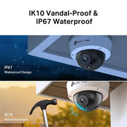 TP-Link VIGI 4MP IR Dome Network Camera